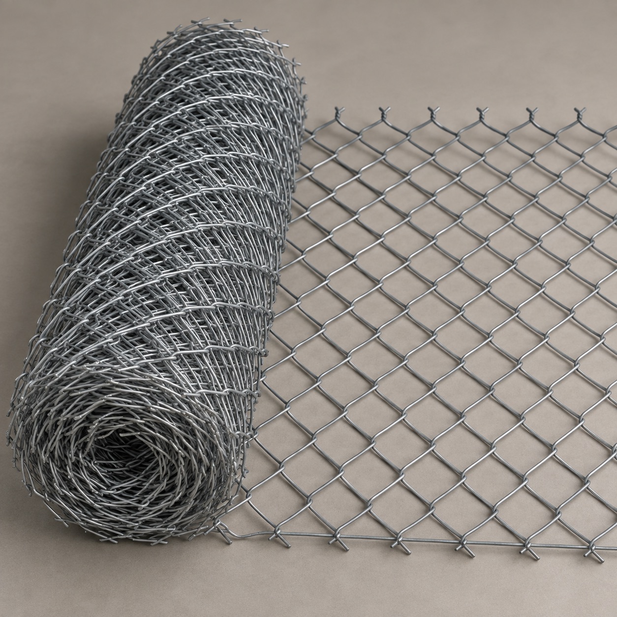 Illustrative view of chain link fence